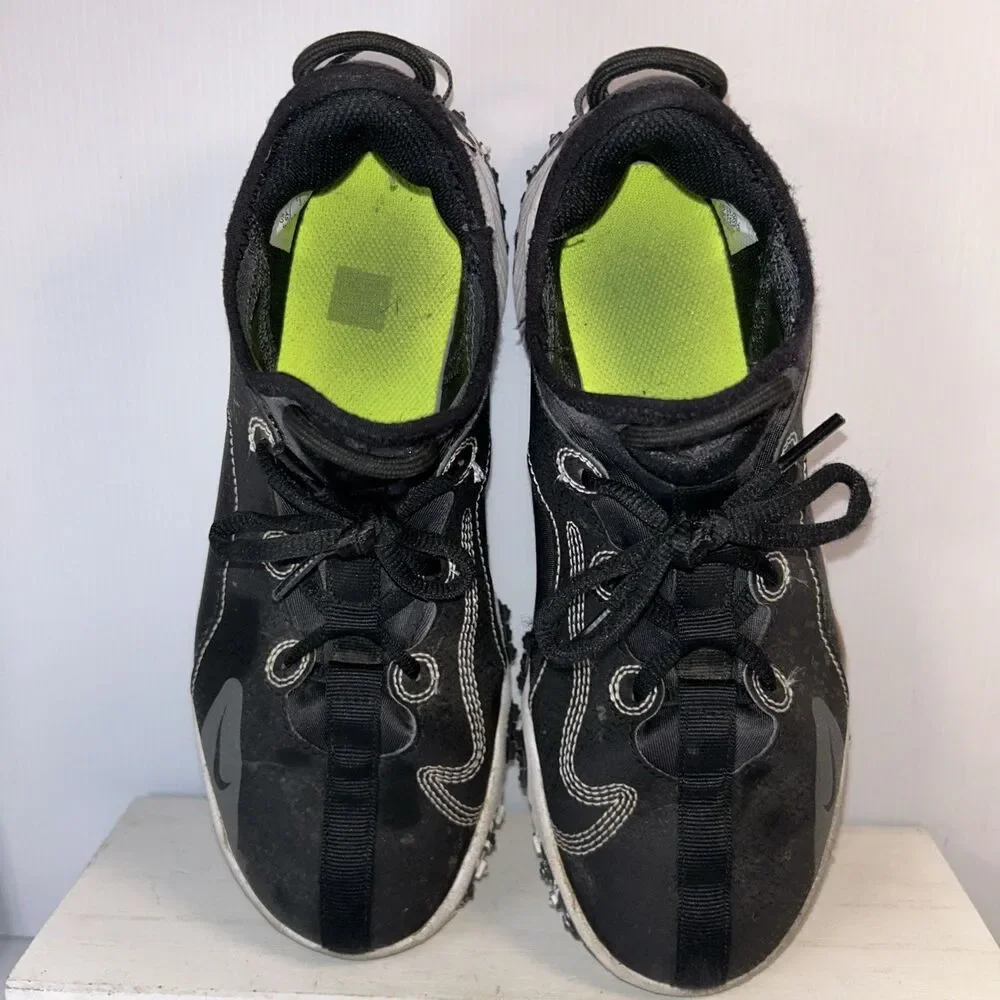 Nike Future Field Black White Baseball Shoes DJ6949-002 Youth Size 5.5Y
